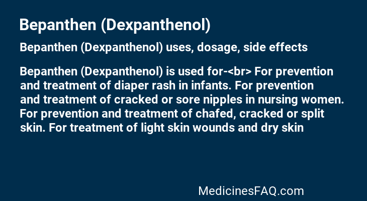 Bepanthen (Dexpanthenol)