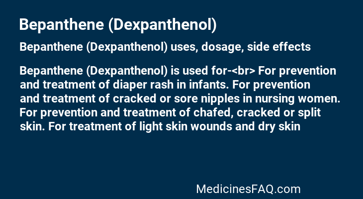 Bepanthene (Dexpanthenol)