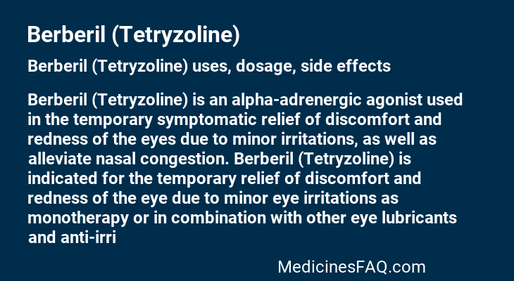 Berberil (Tetryzoline)