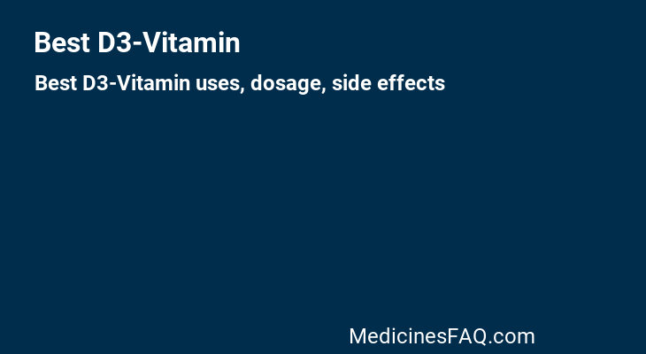 Best D3-Vitamin