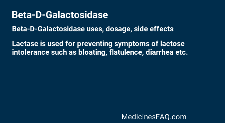 Beta-D-Galactosidase