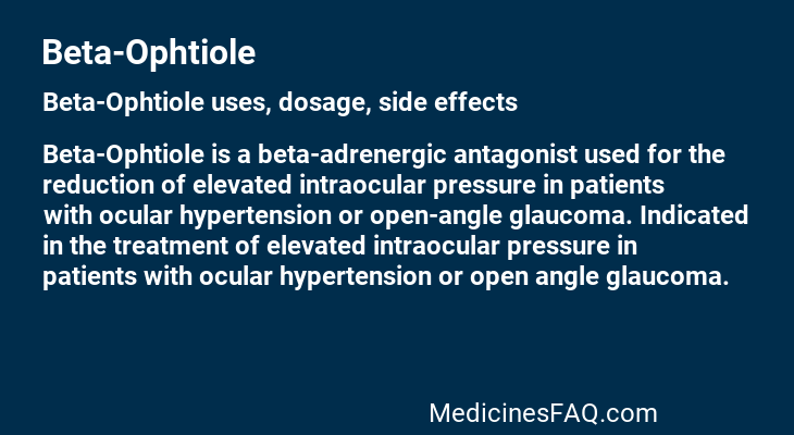 Beta-Ophtiole