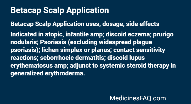 Betacap Scalp Application