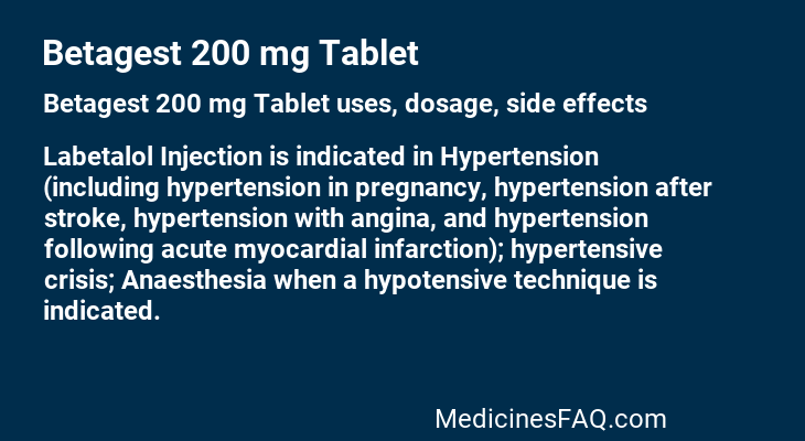 Betagest 200 mg Tablet