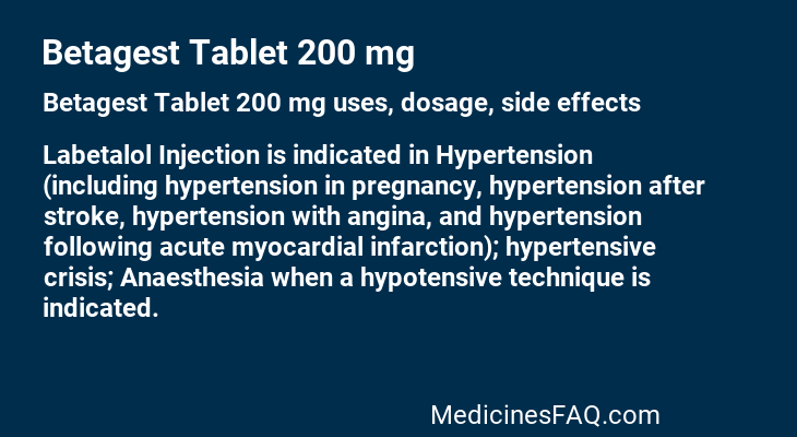 Betagest Tablet 200 mg