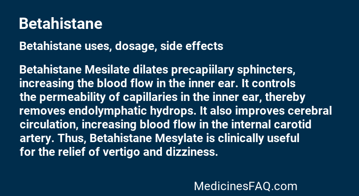 Betahistane