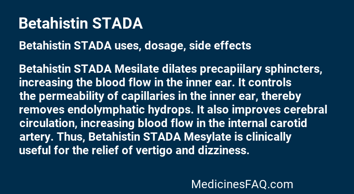 Betahistin STADA