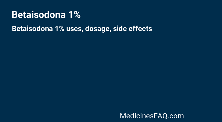 Betaisodona 1%