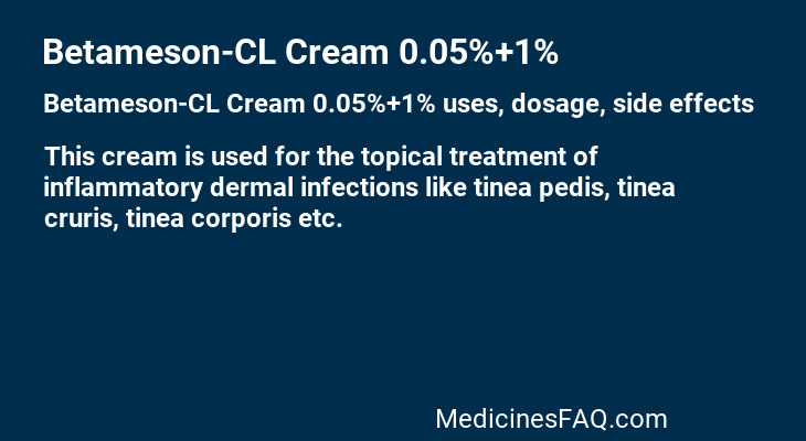 Betameson-CL Cream 0.05%+1%