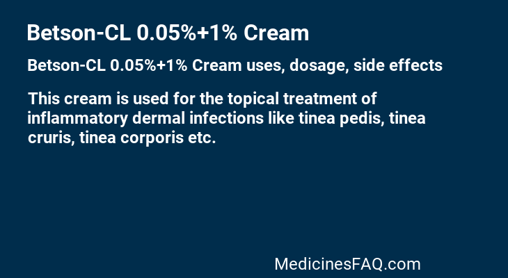 Betson-CL 0.05%+1% Cream