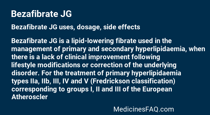 Bezafibrate JG