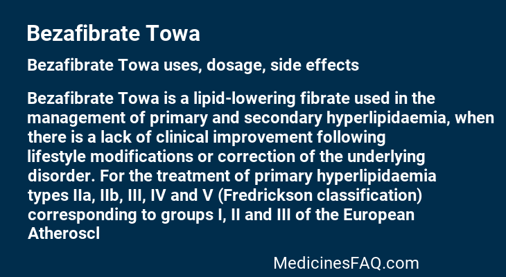 Bezafibrate Towa