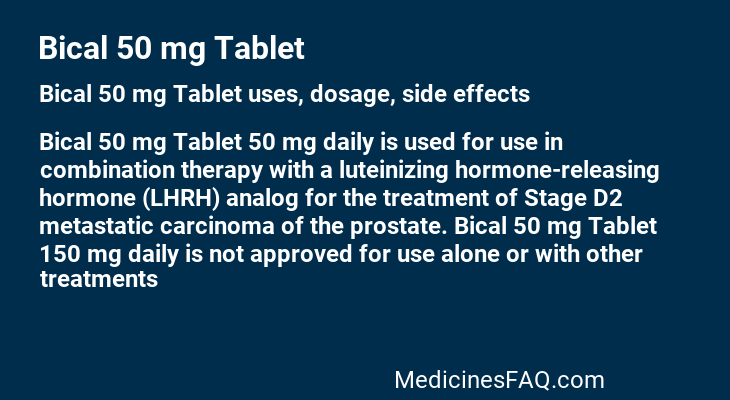 Bical 50 mg Tablet