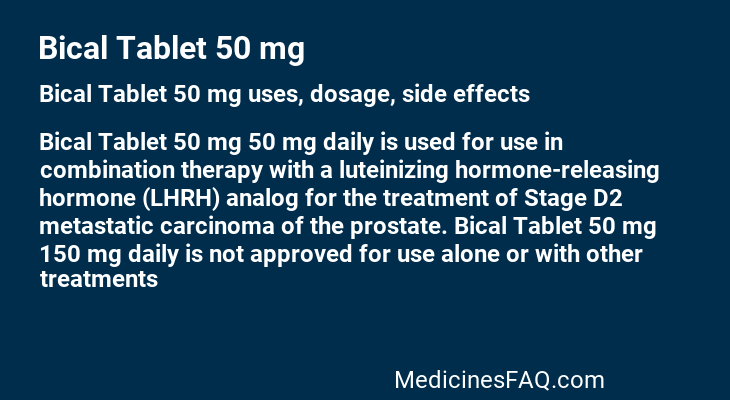 Bical Tablet 50 mg