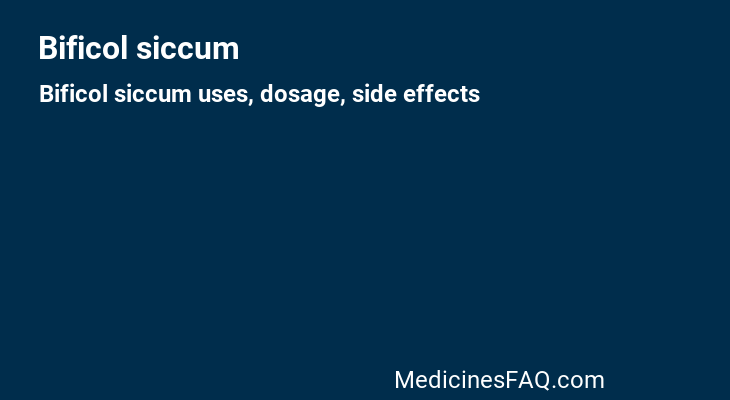 Bificol siccum