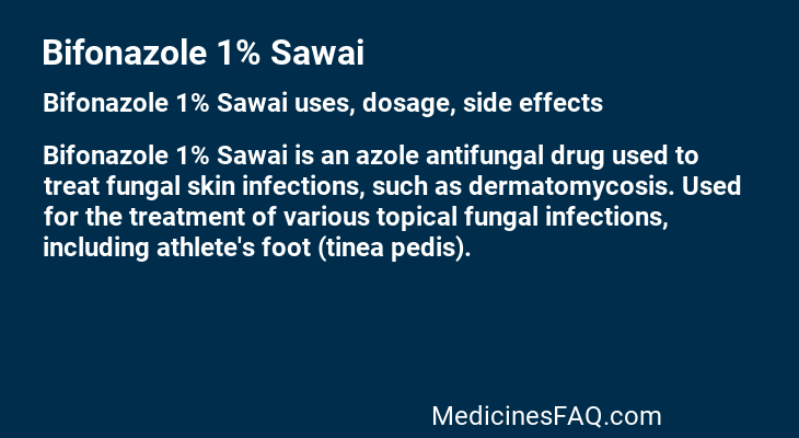 Bifonazole 1% Sawai