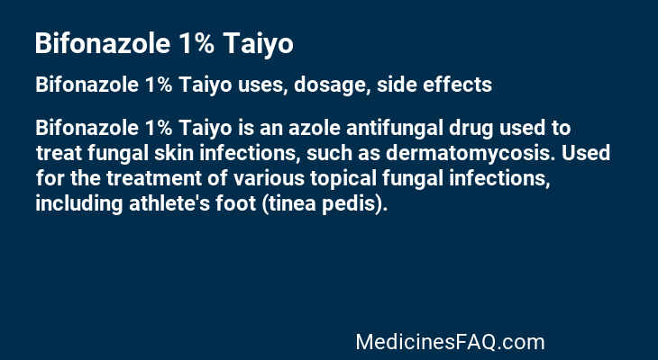 Bifonazole 1% Taiyo