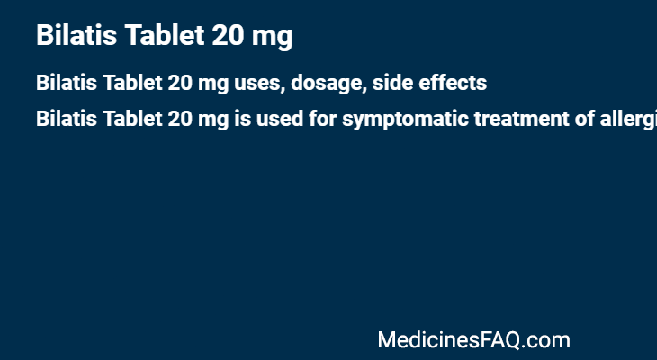 Bilatis Tablet 20 mg