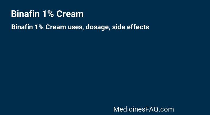 Binafin 1% Cream