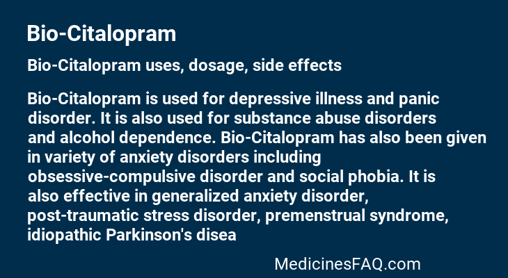 Bio-Citalopram