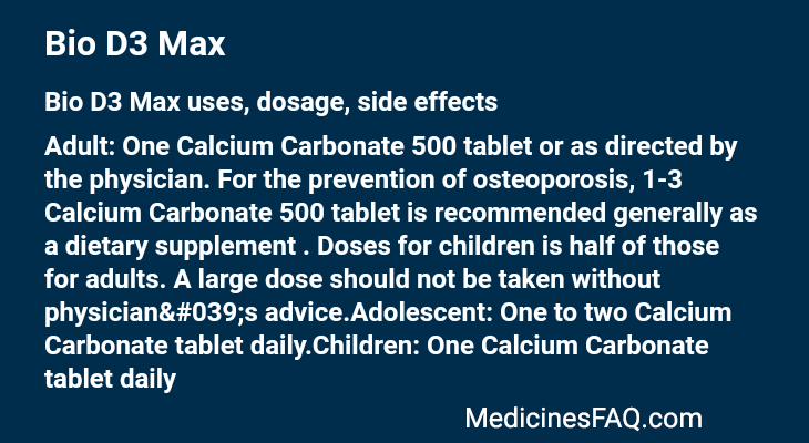 Bio D3 Max