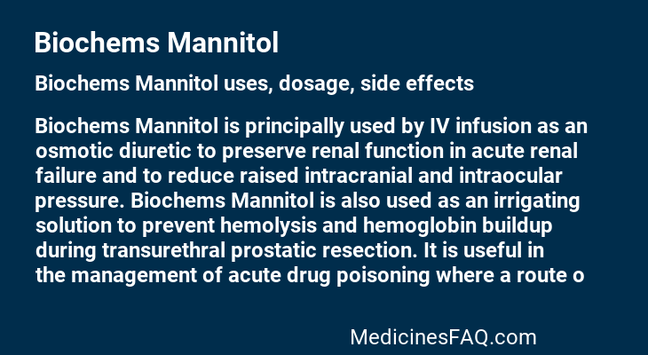 Biochems Mannitol