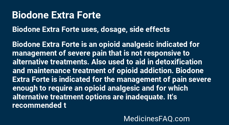 Biodone Extra Forte