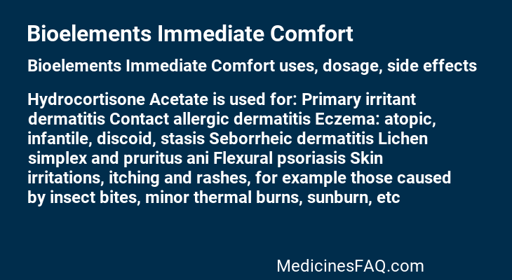 Bioelements Immediate Comfort