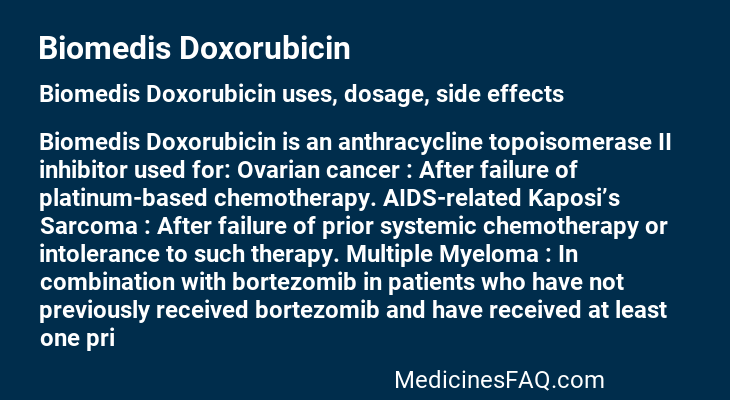 Biomedis Doxorubicin