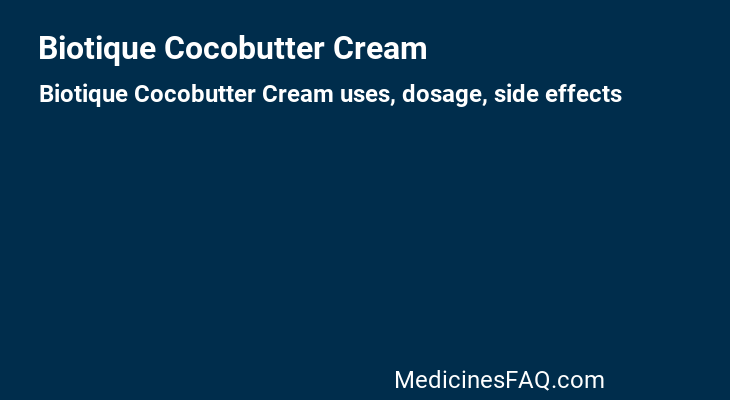 Biotique Cocobutter Cream