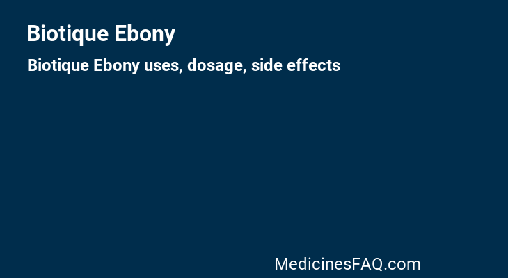 Biotique Ebony