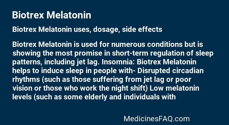 Biotrex Melatonin