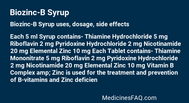 Biozinc-B Syrup