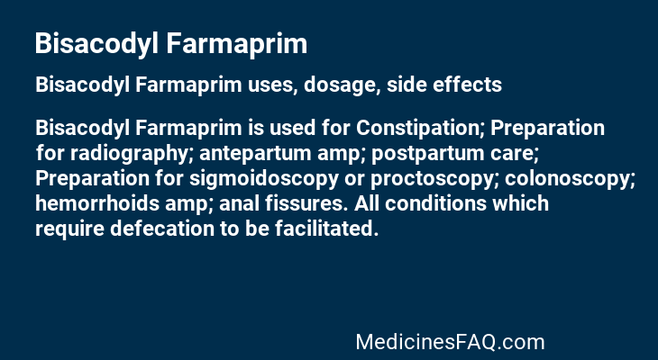 Bisacodyl Farmaprim