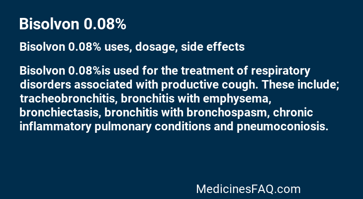 Bisolvon 0.08%