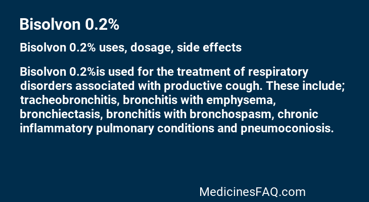 Bisolvon 0.2%