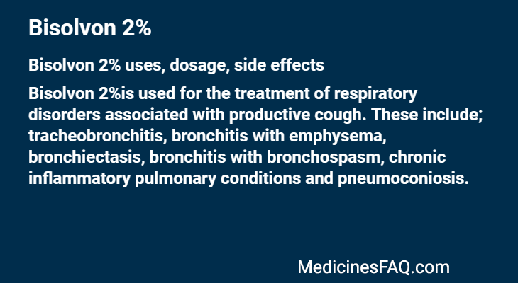Bisolvon 2%