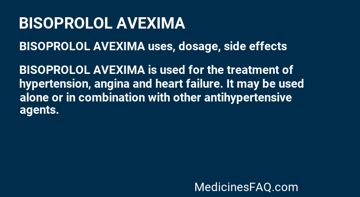 BISOPROLOL AVEXIMA