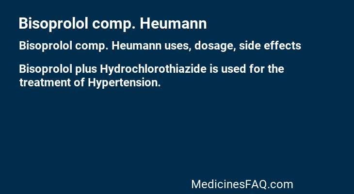 Bisoprolol comp. Heumann