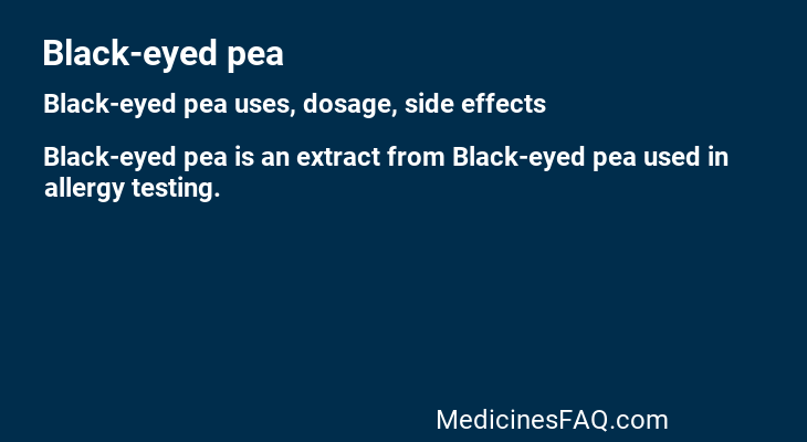 Black-eyed pea