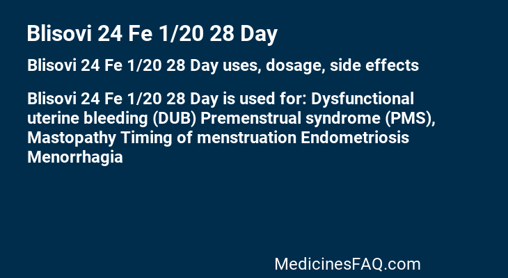 Blisovi 24 Fe 1/20 28 Day