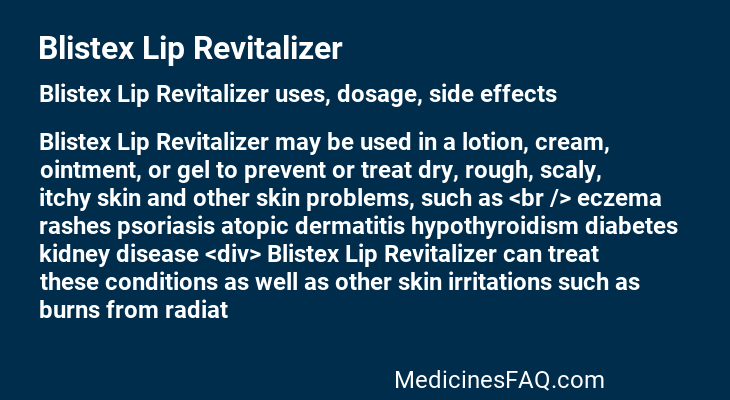 Blistex Lip Revitalizer