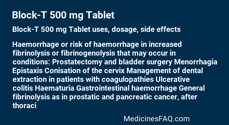 Block-T 500 mg Tablet