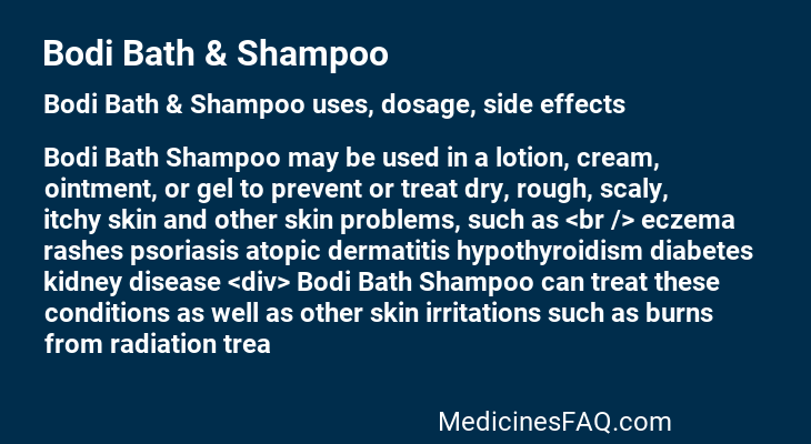 Bodi Bath & Shampoo