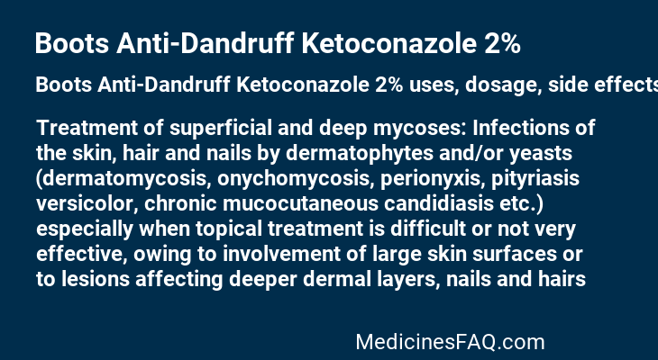 Boots Anti-Dandruff Ketoconazole 2%