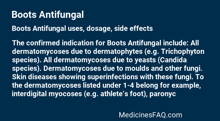 Boots Antifungal