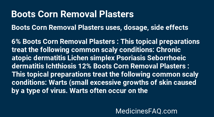 Boots Corn Removal Plasters
