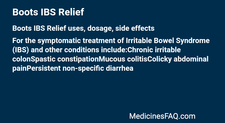 Boots IBS Relief