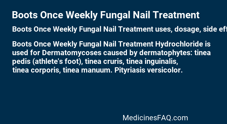 Boots Once Weekly Fungal Nail Treatment