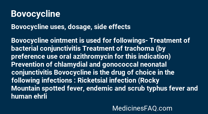 Bovocycline